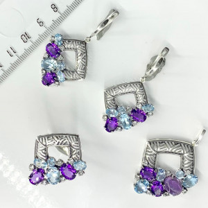 Серьги из серебра с2586