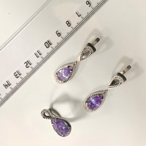 Серьги из серебра 925 пробы с2643