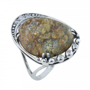 Серебряное кольцо к2663