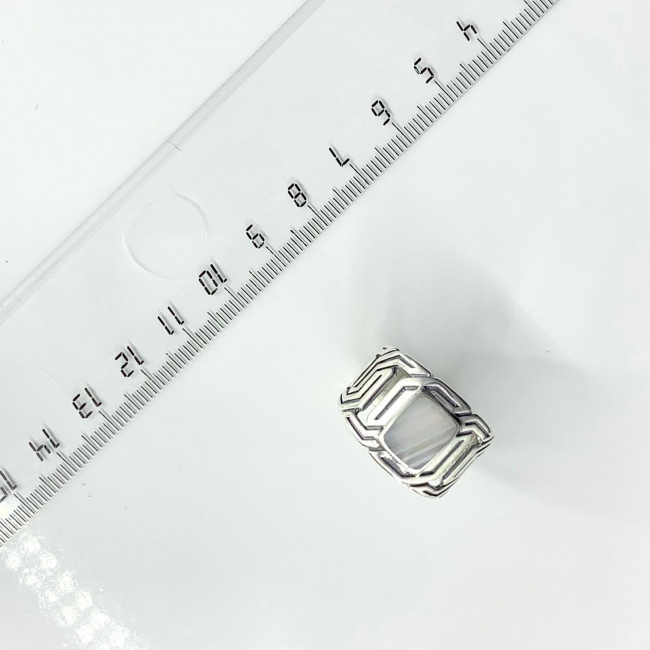 Кольцо к4005 (7.40 г), серебро, голубой, агат купить в интернет-магазине Циркон С